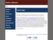 Tablet Screenshot of kevinjshannon.com